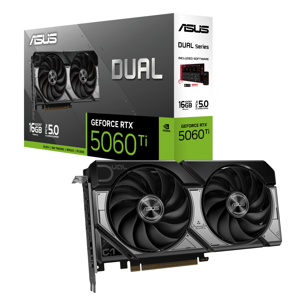 ASUS Dual GeForce RTX 5060 Ti 16GB GDDR7 Gaming Grafikkarte