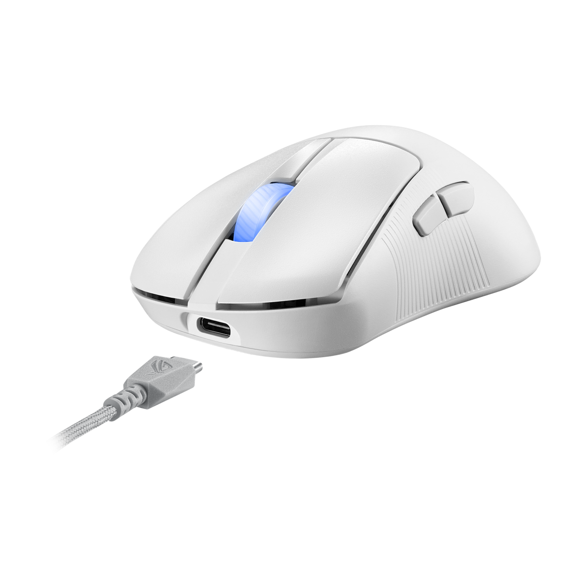 ASUS ROG Keris II Ace Wireless AimPoint White Gaming Maus 7