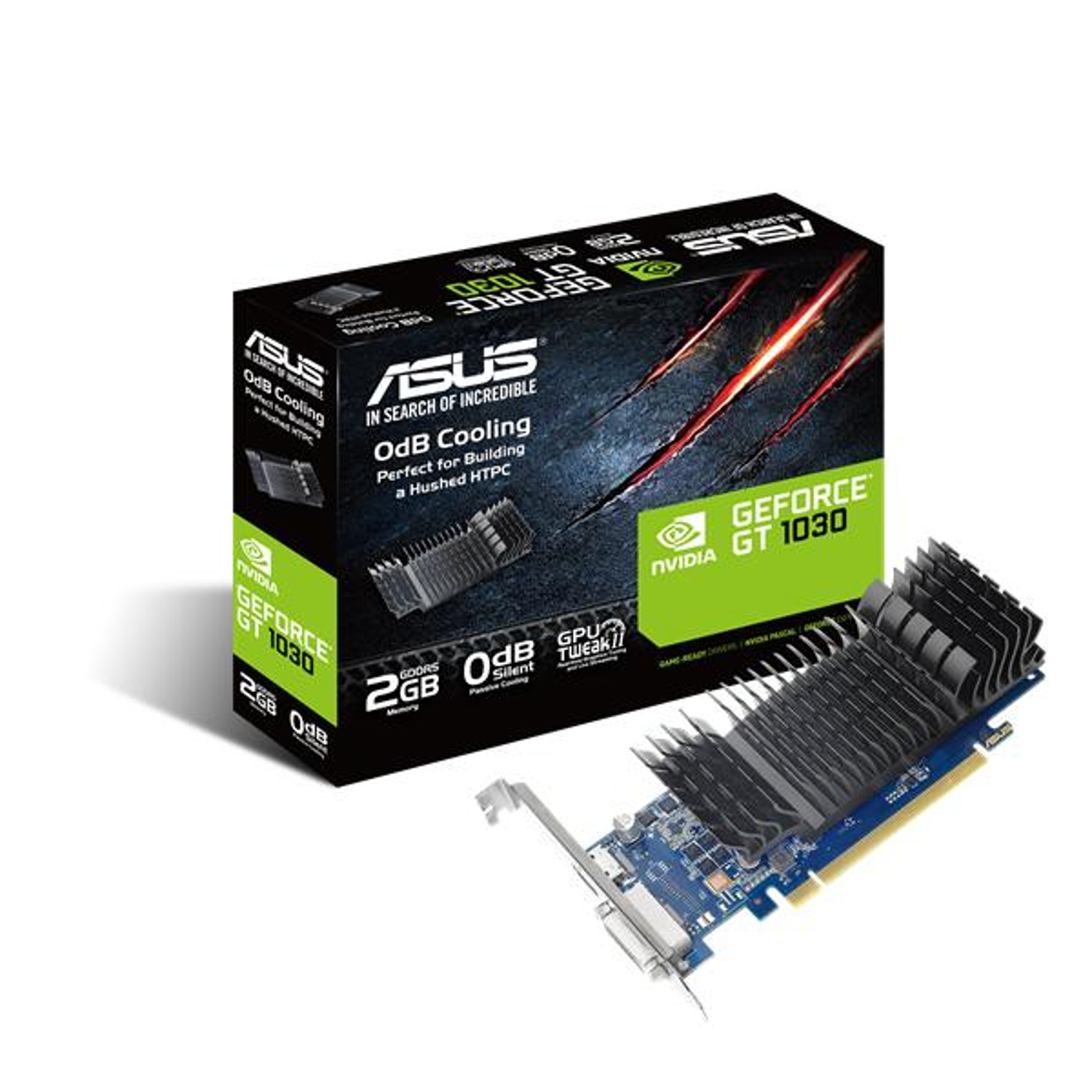 ASUS GeForce GT1030-SL-2G-BRK Low-Profile Grafikkarte 5