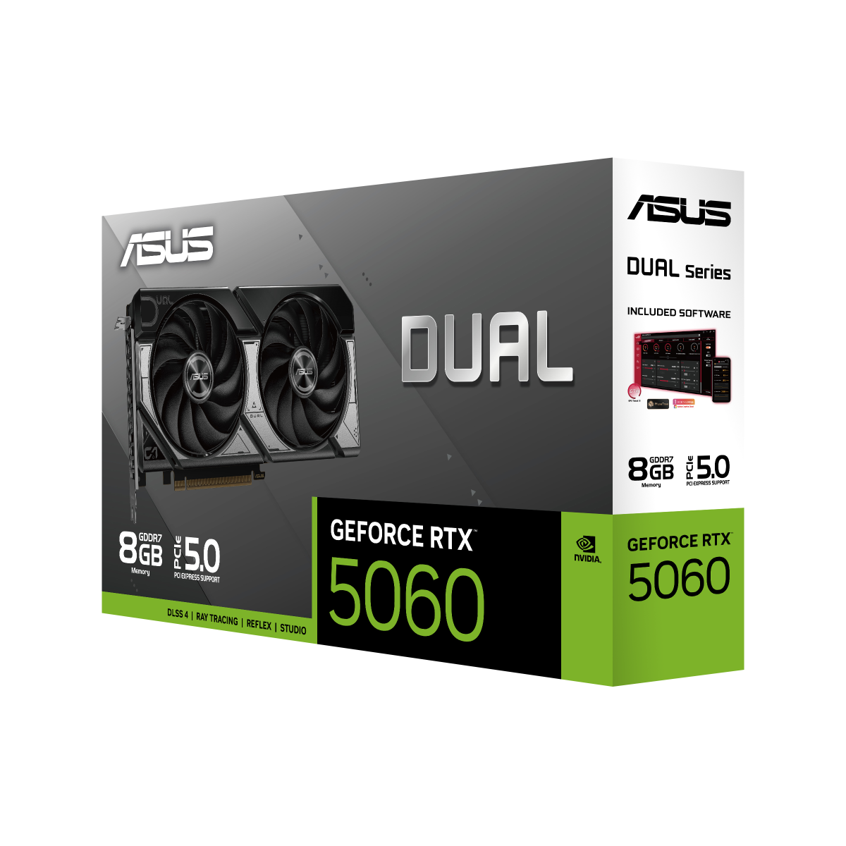 ASUS Dual GeForce RTX 5060 8GB GDDR7 Gaming Grafikkarte 10