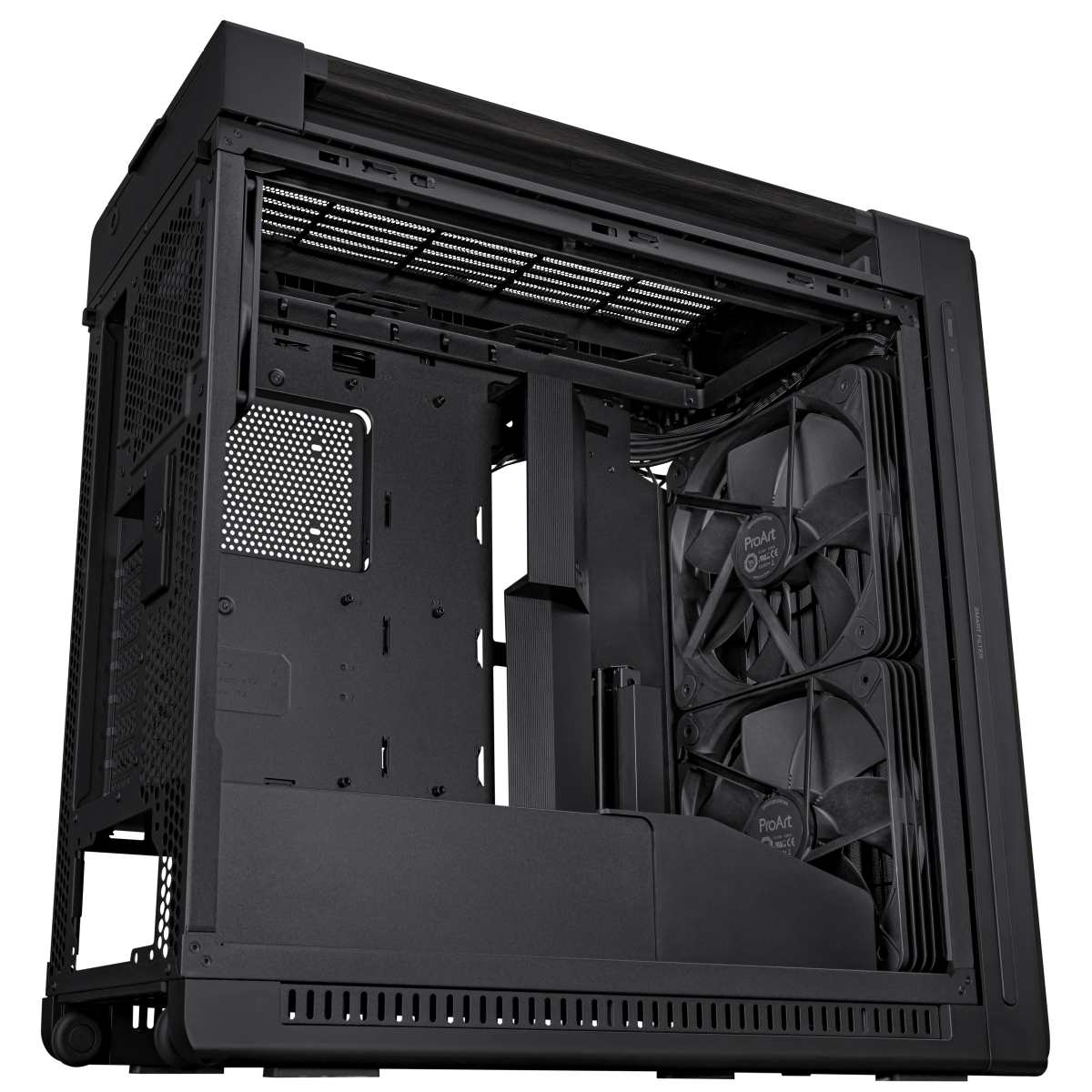 ASUS ProArt PA602 Wood Edition Tempered Glass E-ATX PC Gehäuse 14
