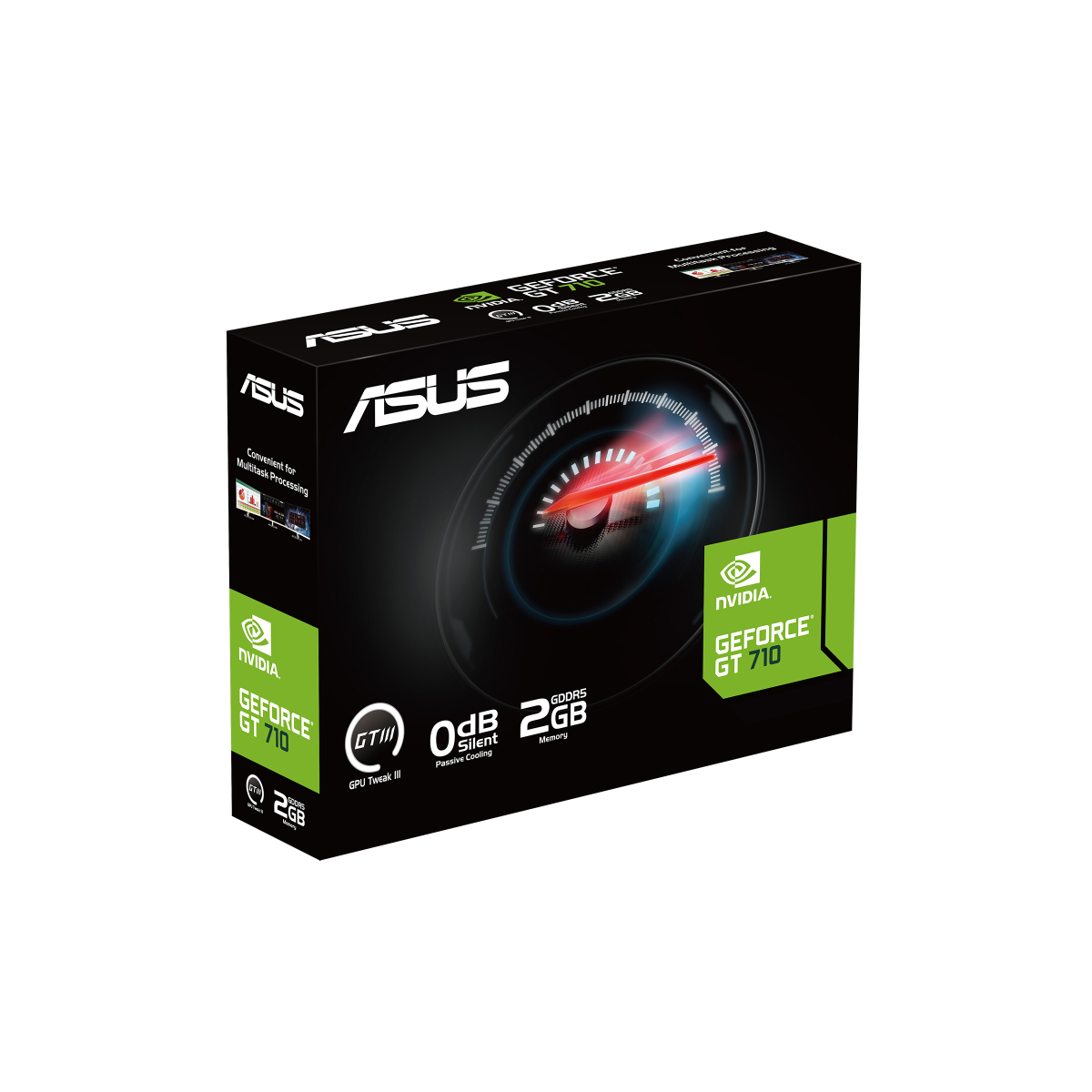 ASUS GeForce GT 710 2GB GDDR5 EVO Low-Profile Grafikkarte 6