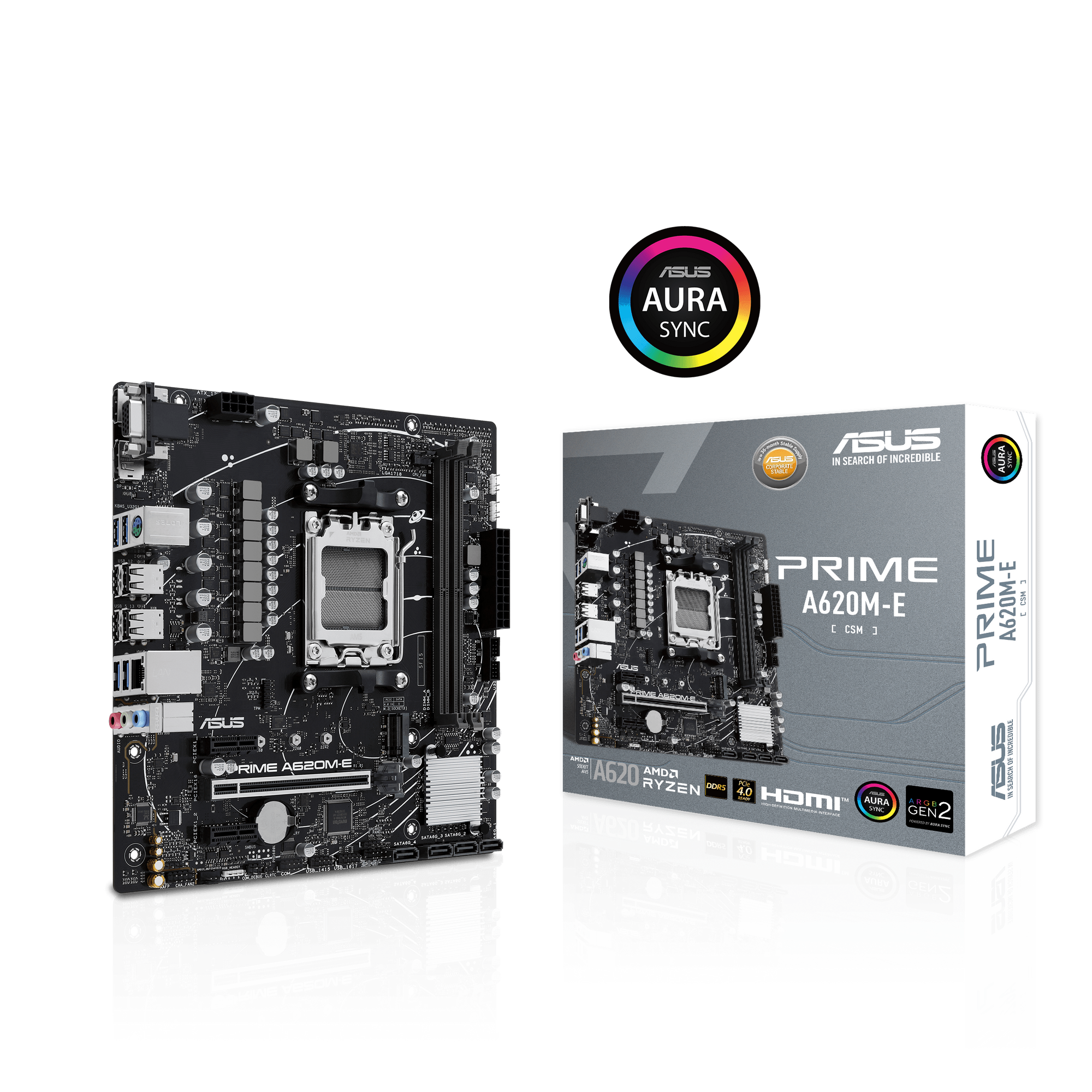 ASUS Prime A620M-E-CSM Mainboard Sockel AMD A620 10