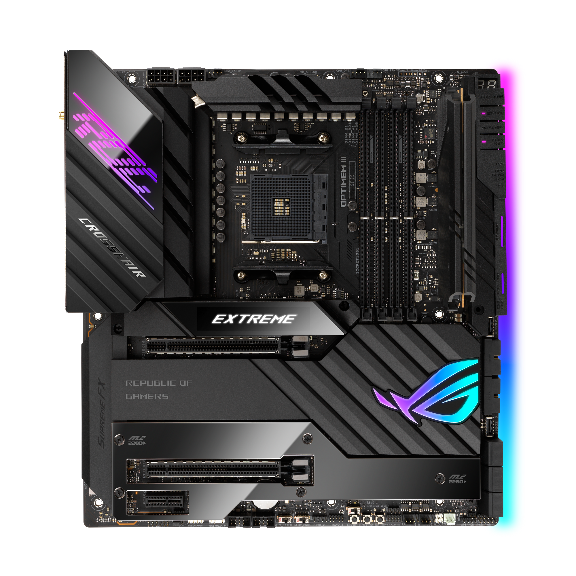 ASUS ROG CROSSHAIR VIII EXTREME AMD X570 Gaming-Mainboard 13