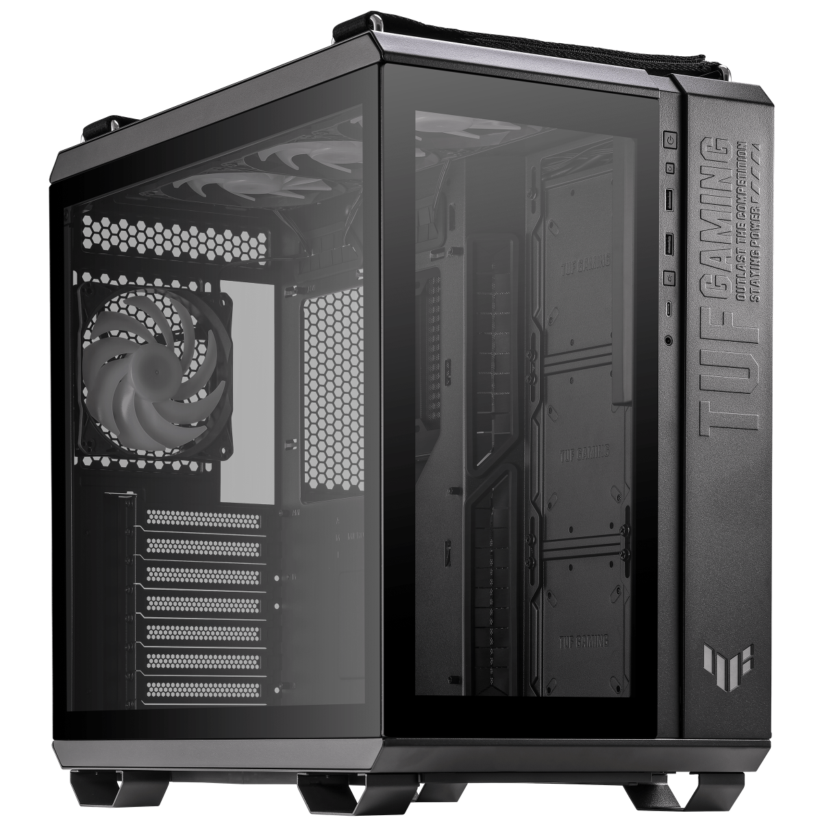 ASUS TUF Gaming GT502 PLUS TG Black modulares PC Gehäuse