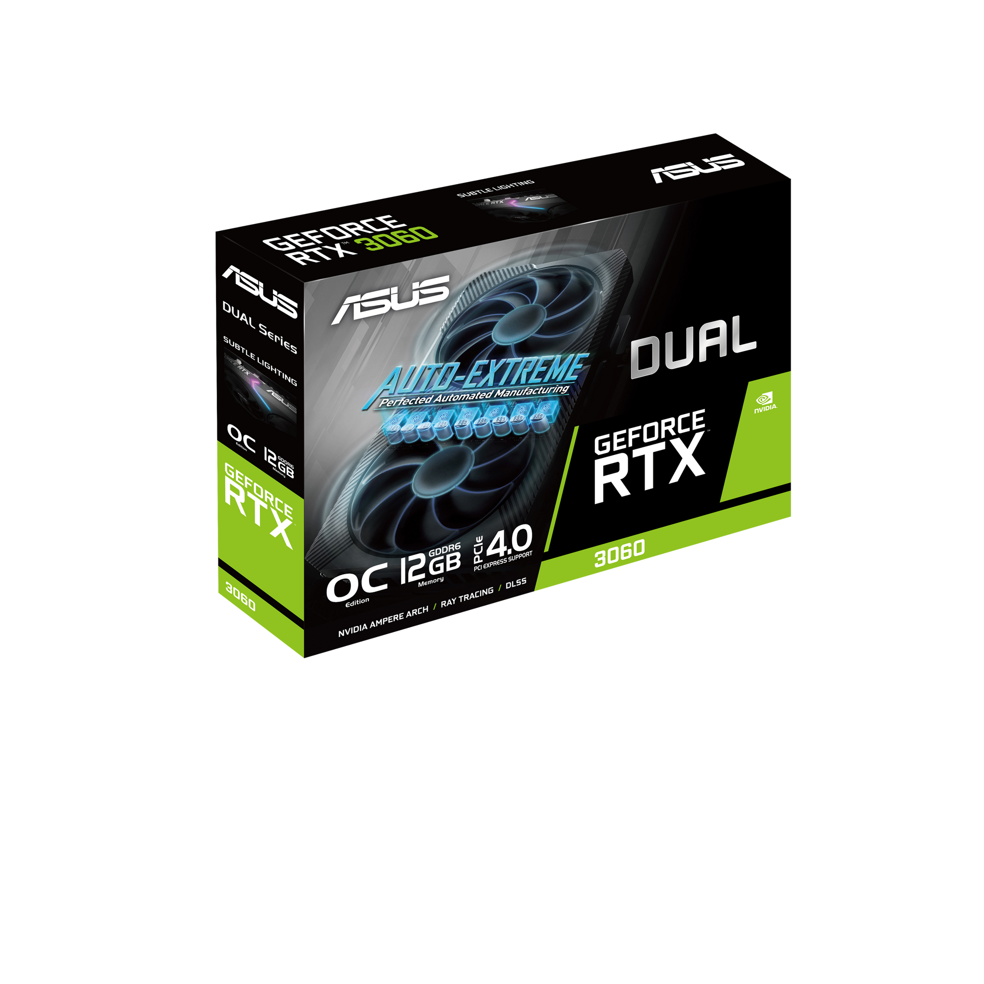 ASUS GeForce Dual RTX 3060 12GB V2 OC Edition Gaming Grafikkarte 6