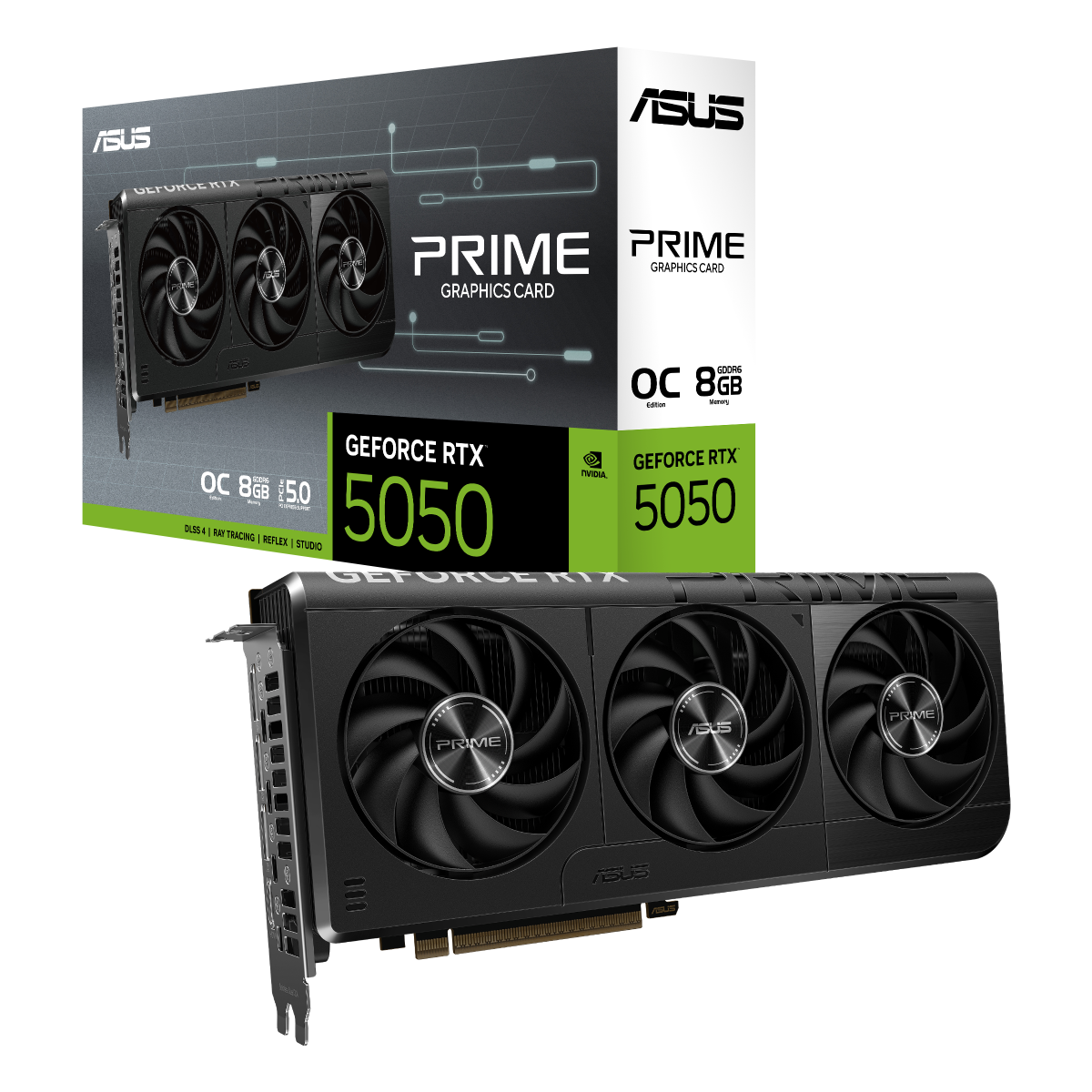ASUS Prime GeForce RTX 5050 8GB GDDR6 OC Edition Gaming Grafikkarte