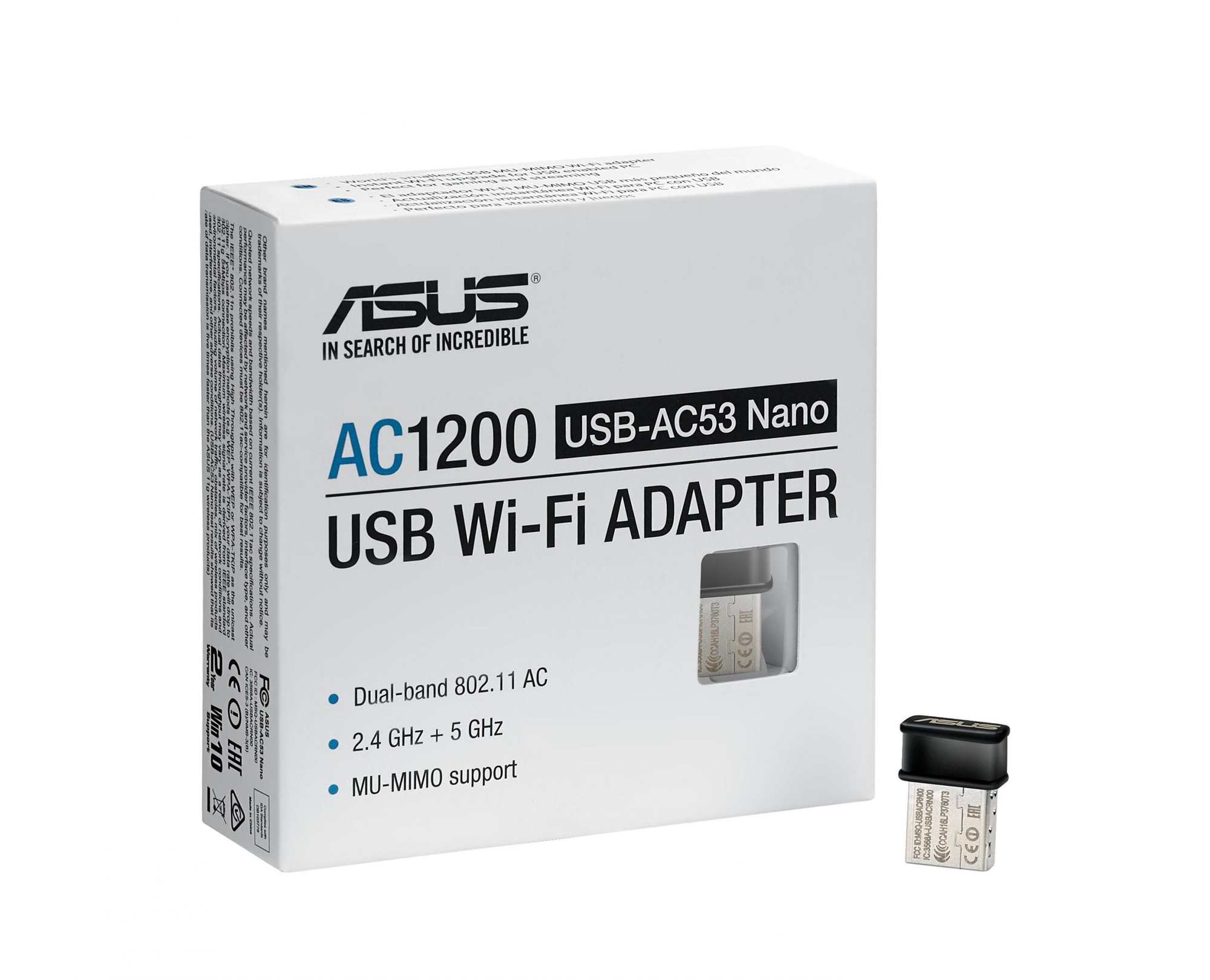 ASUS USB-AC53 Nano AC1200 Dual-Band Wi-Fi USB Stick 3