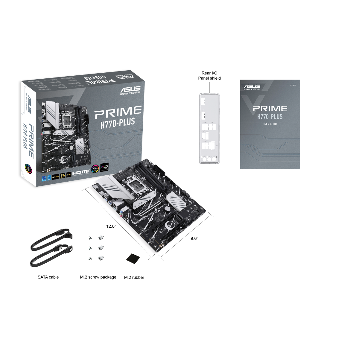 ASUS PRIME H770-PLUS Gaming Mainboard Sockel Intel LGA 1700 6