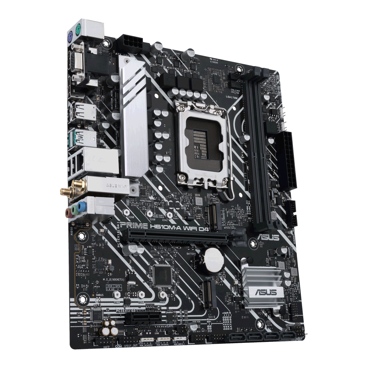 ASUS PRIME H610M-A WIFI D4 Mainboard Sockel Intel LGA 1700 4