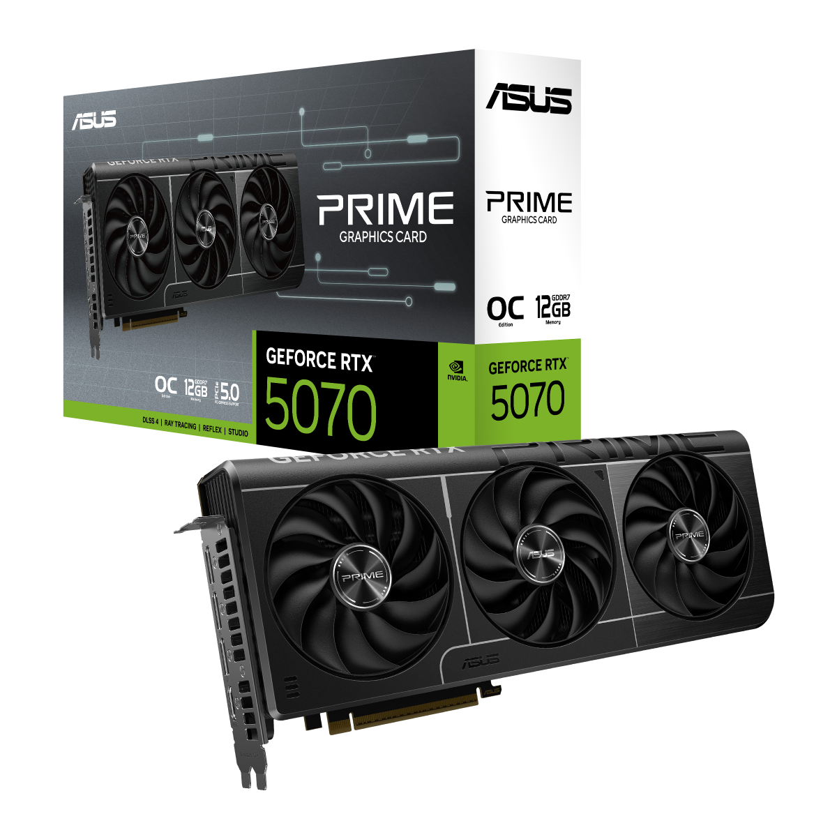 ASUS PRIME GeForce RTX 5070 12GB GDDR7 OC Edition Gaming Grafikkarte 10