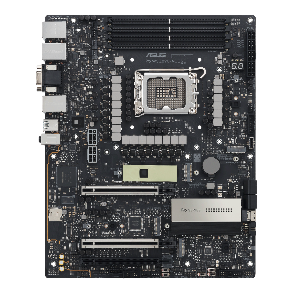 ASUS PRO WS Z890-ACE SE Workstation Mainboard Sockel Intel LGA 1851 7