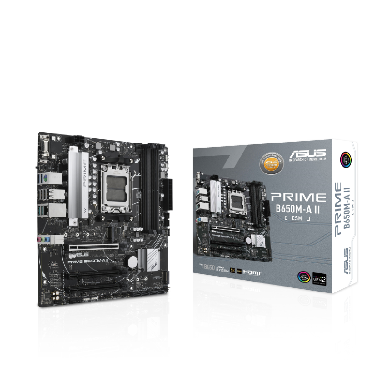 ASUS PRIME B650M-A II-CSM Mainboard Sockel AMD AM5 2