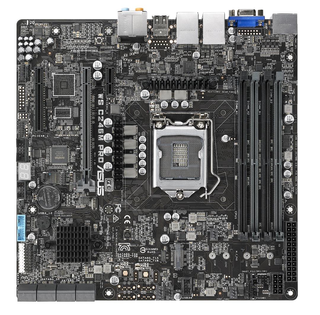 ASUS WS C246M Pro Workstation Mainboard Sockel 1151 3