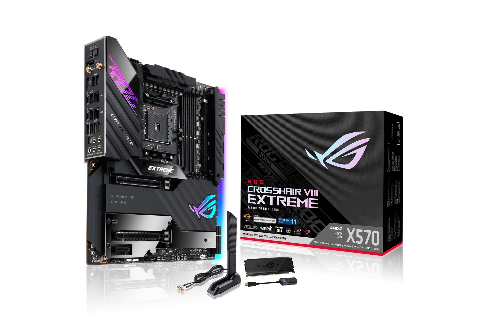 ASUS ROG CROSSHAIR VIII EXTREME AMD X570 Gaming-Mainboard 7