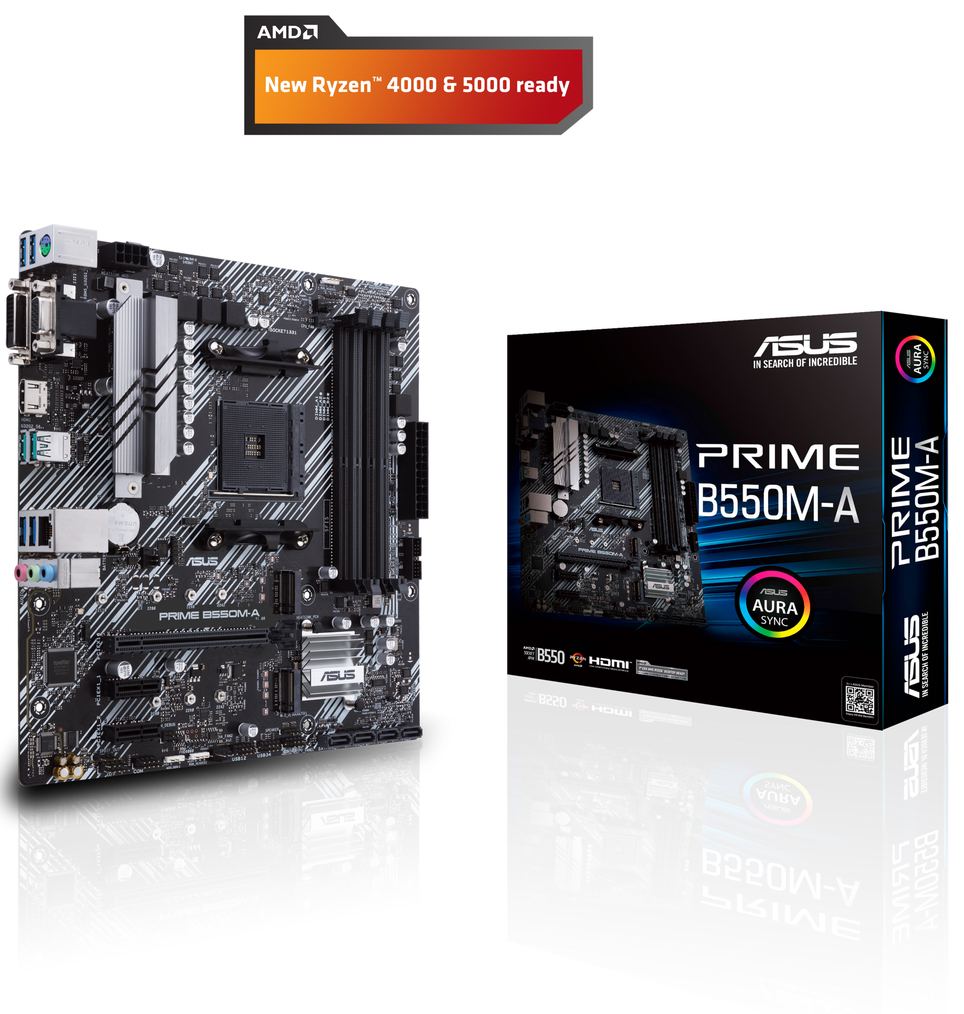 ASUS Prime B550M-A Gaming Mainboard Sockel AM4