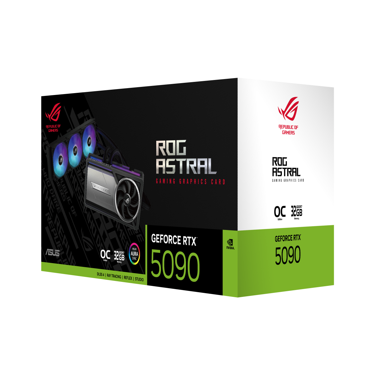 ASUS ROG Astral LC GeForce RTX 5090 32GB GDDR7 OC Edition Gaming Grafikkarte mit All-in-One-Flüssig-CPU-Wasserkühlung 14