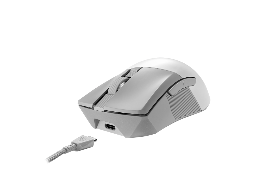 ASUS ROG Gladius III Wireless AimPoint White RGB Gaming Maus 3