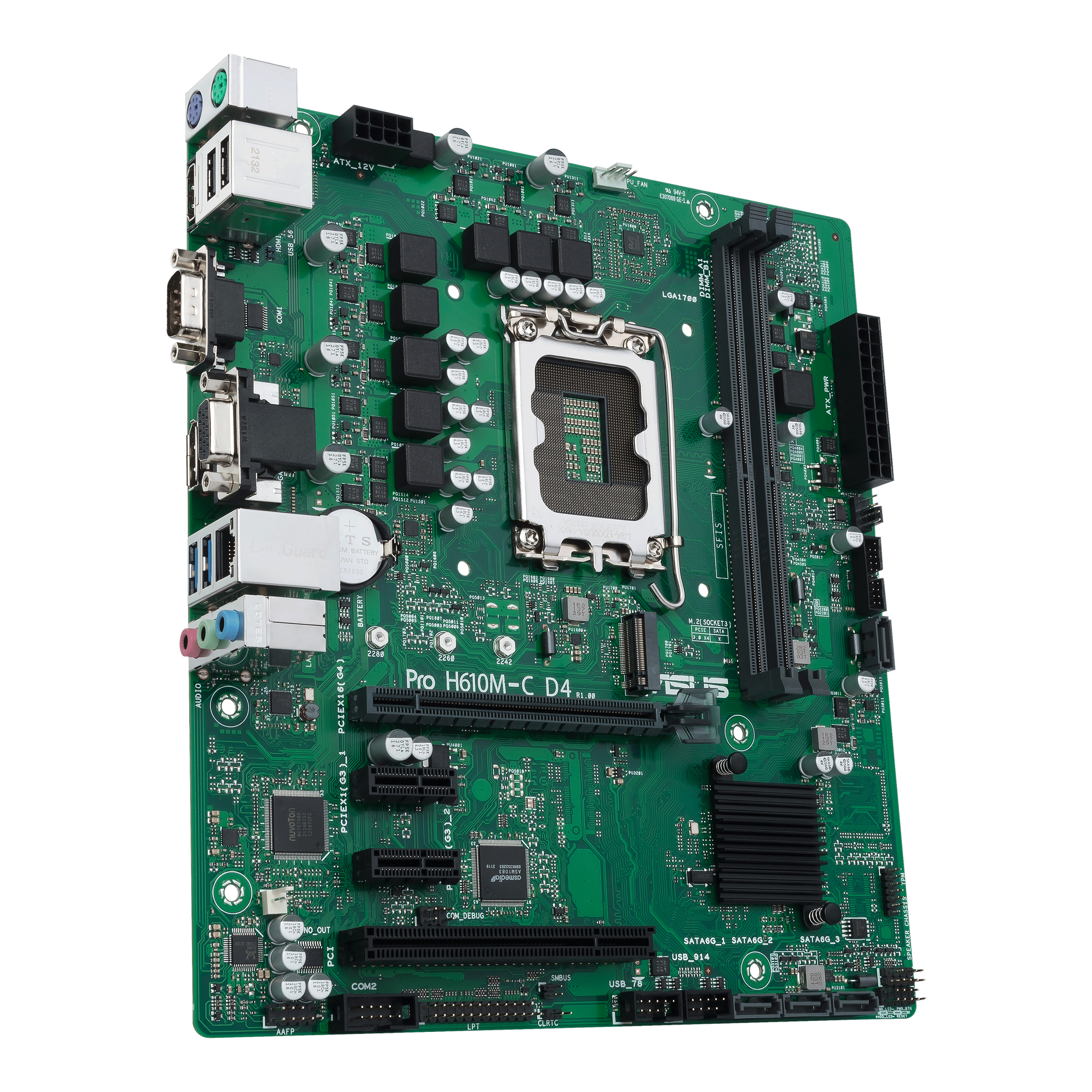 ASUS Pro H610M-C D4-CSM Business Mainboard Sockel Intel LGA 1700 2