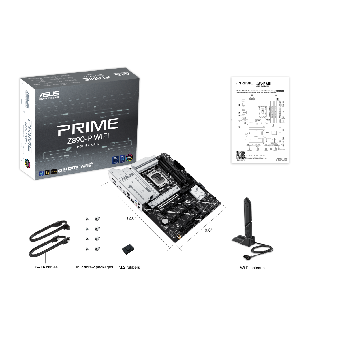 ASUS PRIME Z890-P WIFI Gaming Mainboard Sockel Intel LGA1851 7