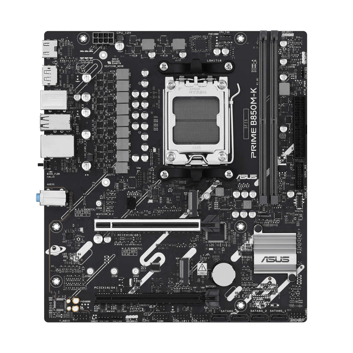 ASUS PRIME B850M-K Gaming Mainboard Sockel AMD AM5 7