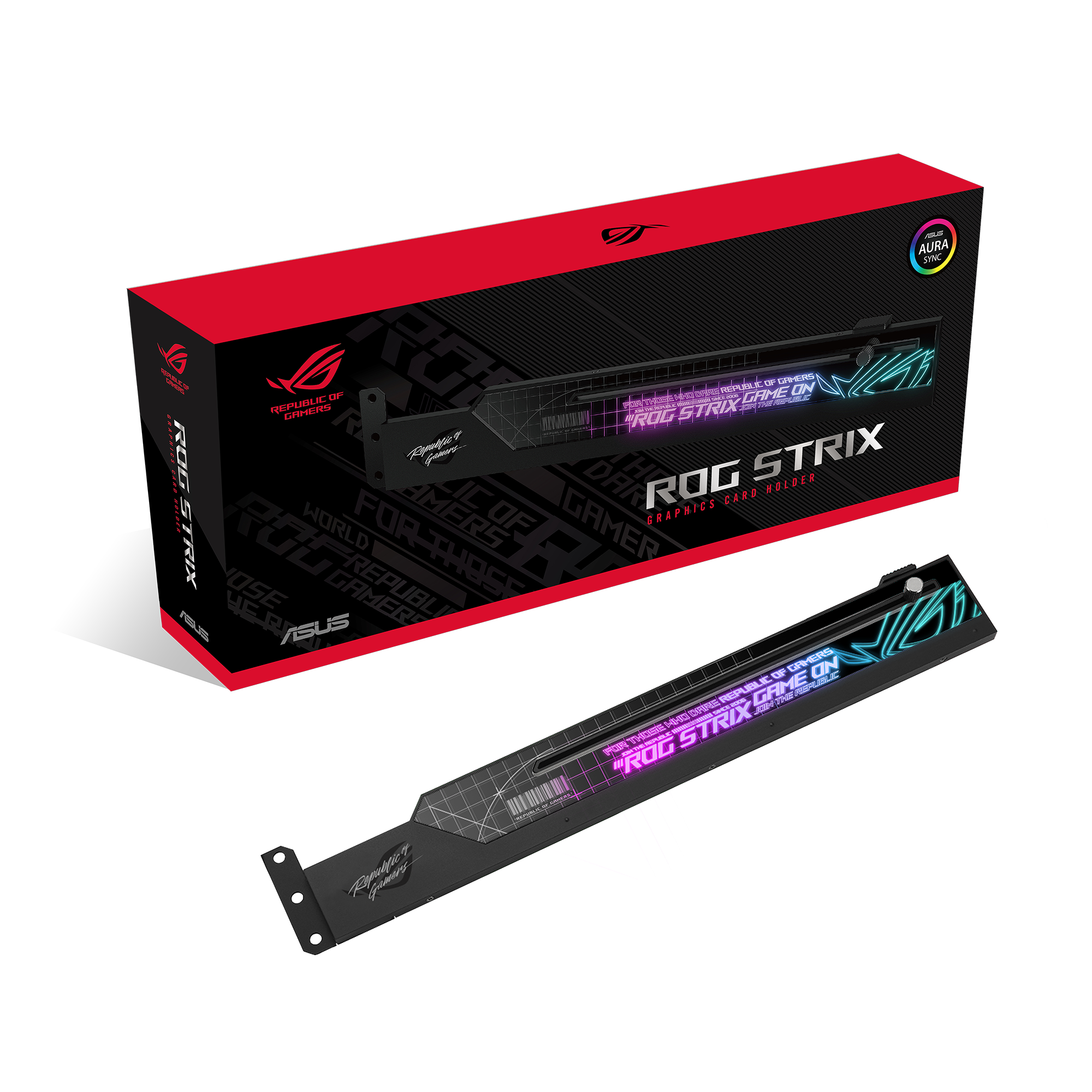 ASUS ROG Strix ARGB Grafikkarten Halterung