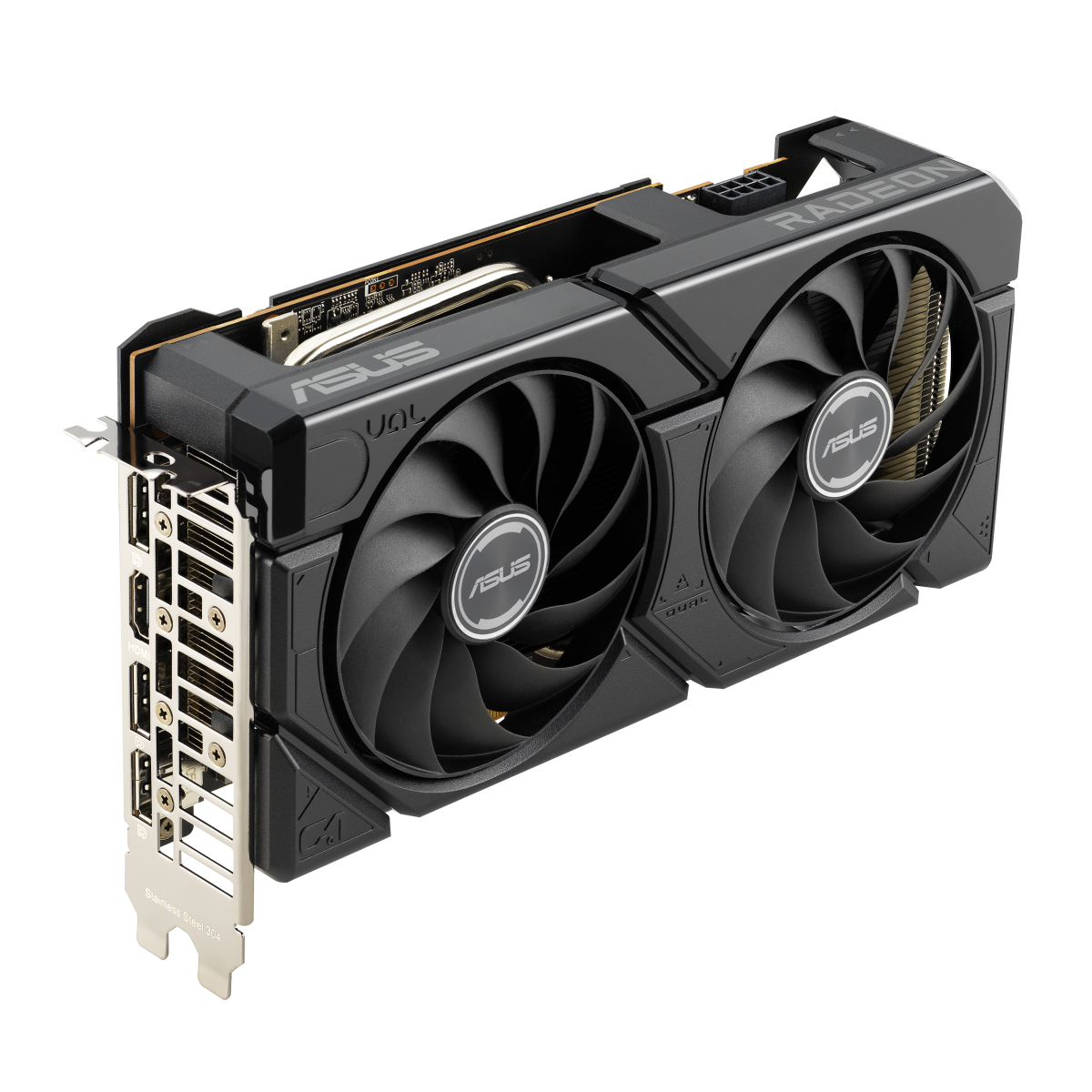ASUS Dual Radeon RX 7600 EVO OC Edition 8GB GDDR6 Gaming Grafikkarte 8